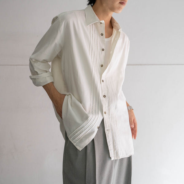 around 1990s Europe off white tyrolean l/s shirt