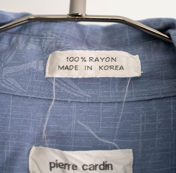 1990s piere cardin all rayon short sleeve shirt