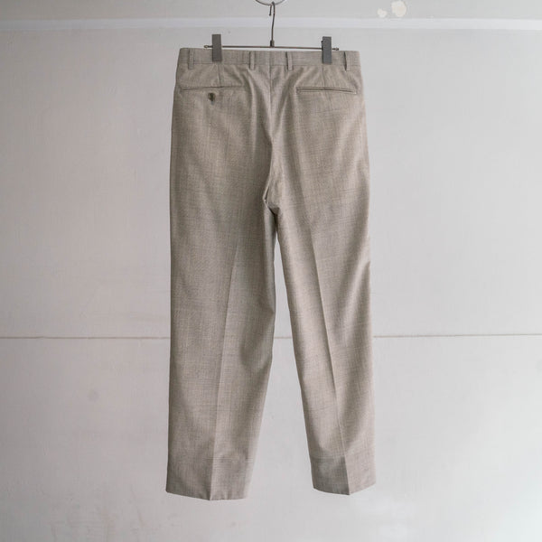 1990s Japan vintage white based glen check double breasted set up