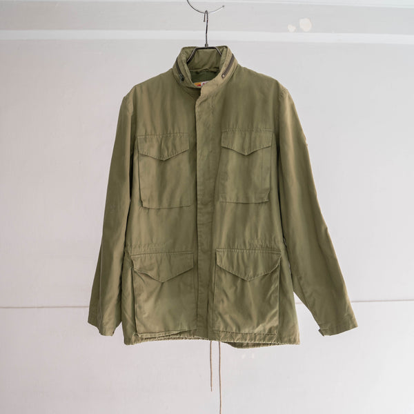 1980-90s Europe green field jacket -m65 sampling-
