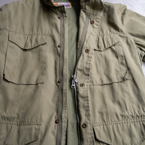 1980-90s Europe green field jacket -m65 sampling-