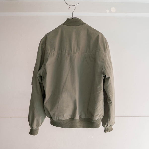 1970-80s Italian military flight jacket with liner 'dead stock'