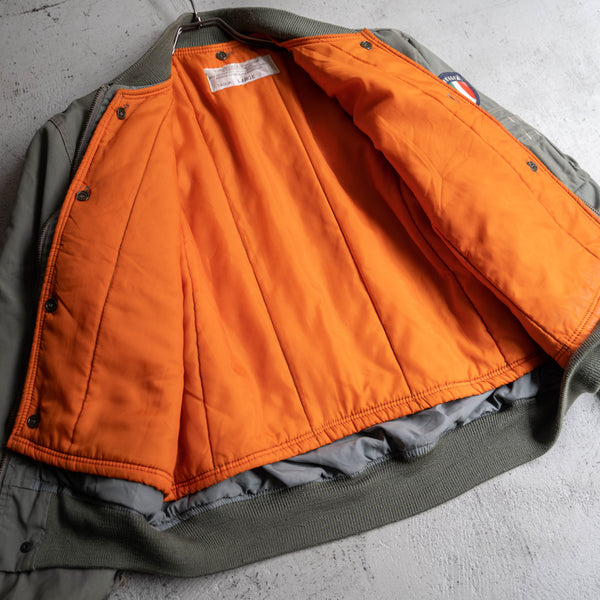 1970-80s Italian military flight jacket with liner 'dead stock'