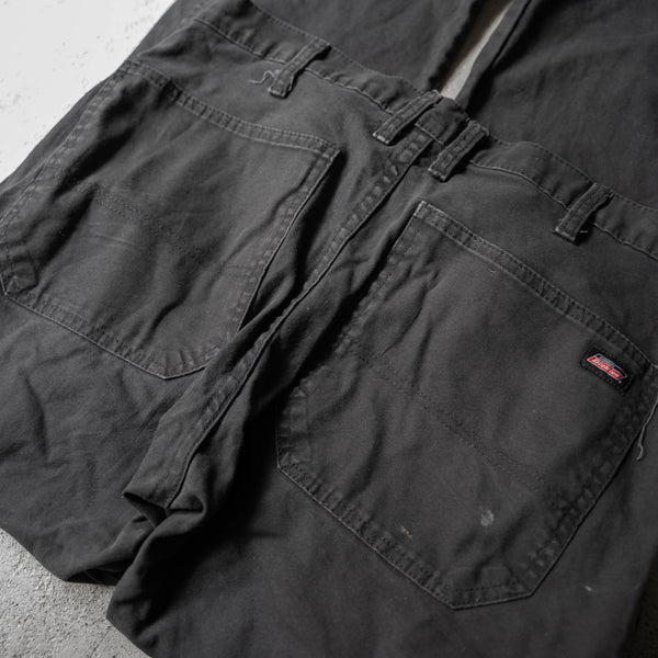 2000s Dickies black straight work pants