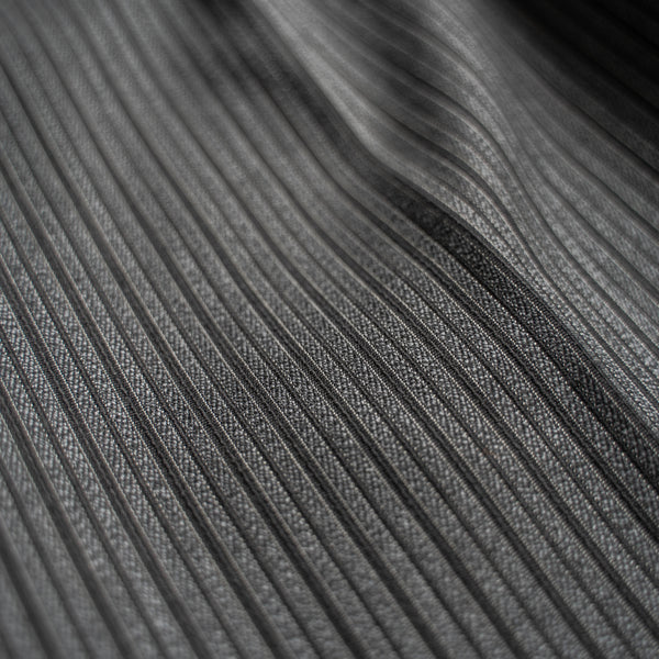 1980s Japan vintage gray × black stripe slacks