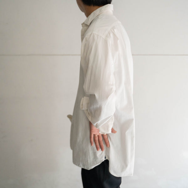 1990s Ralph Lauren white color light corduroy dress shirt