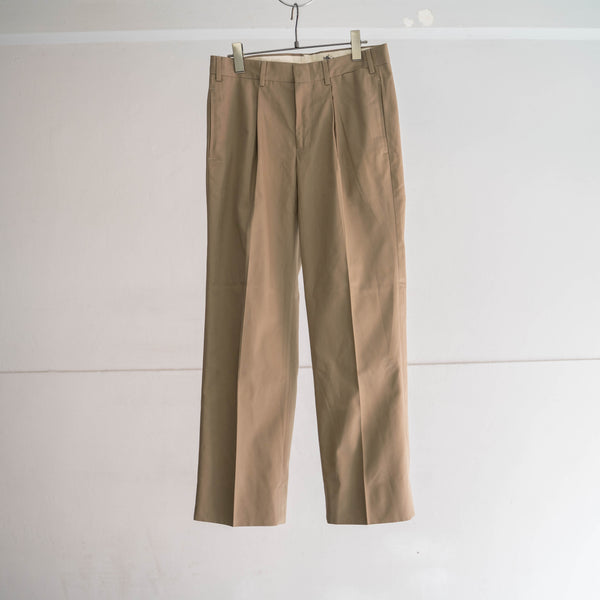 1980-90s Italian military light khaki chino pants 'dead stock'
