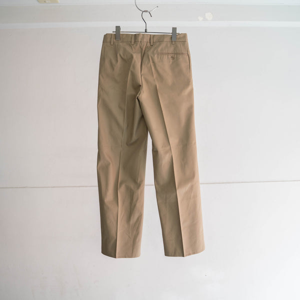 1980-90s Italian military light khaki chino pants 'dead stock'