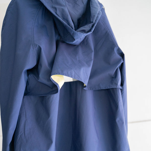 1980-90s Eddie Bauer blue tech half coat -goretex-