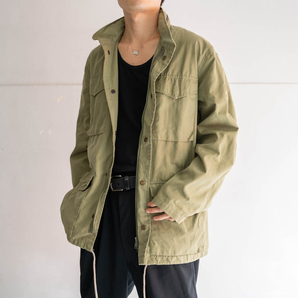 1980-90s Europe green field jacket -m65 sampling-