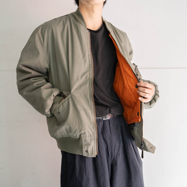 1970-80s Italian military flight jacket with liner 'dead stock'