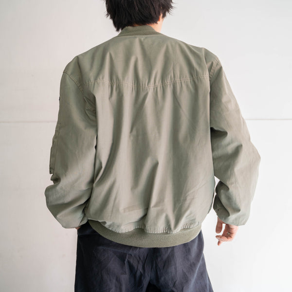 1970-80s Italian military flight jacket with liner 'dead stock'