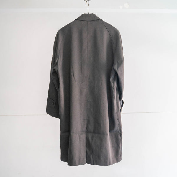 around 1980s Japan vintage charcoal base balmachan coat