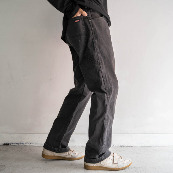 2000s Dickies black straight work pants