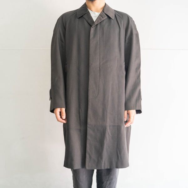 around 1980s Japan vintage charcoal base balmachan coat