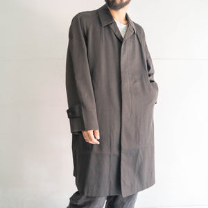 around 1980s Japan vintage charcoal base balmachan coat