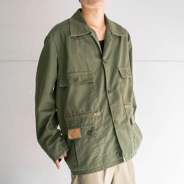 1980s Italy green hunting short jacket 'mint condition'