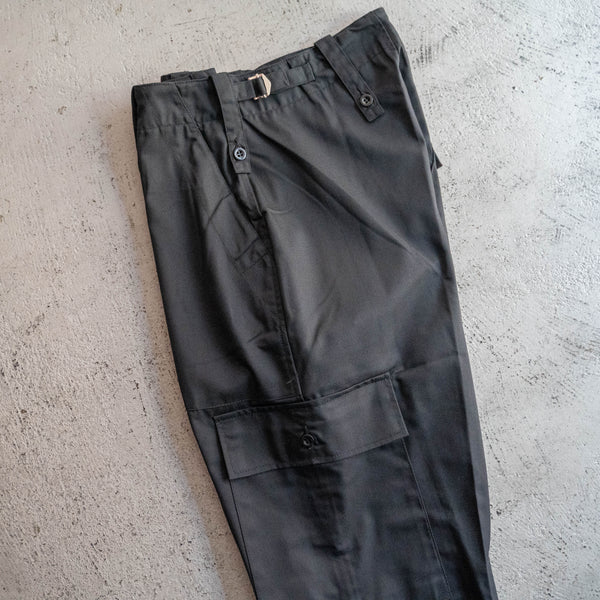 1990s British military cargo pants 'dead stock' -original black-