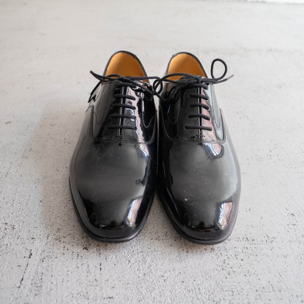 2000-10s British military black color leather dress shoes 'dead stock'