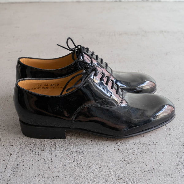 2000-10s British military black color leather dress shoes 'dead stock'