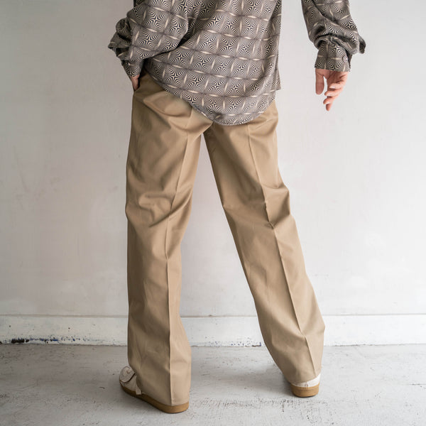 1980-90s Italian military light khaki chino pants 'dead stock'