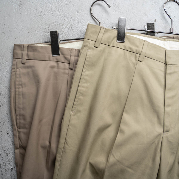 1980-90s Italian military light khaki chino pants 'dead stock'