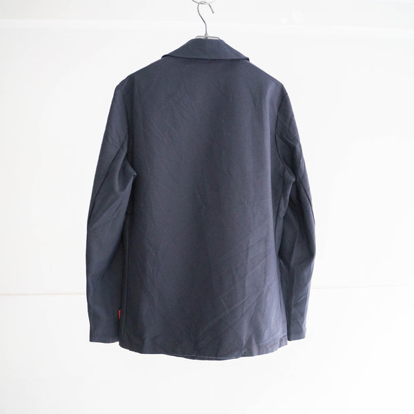 1990s French military wool × poly sailor smock