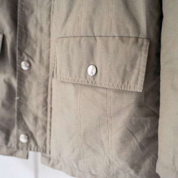 1970-80s Germany khaki color 4 pockets  puffed jacket -military like-