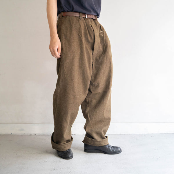 1950-60s French military m52 wool pants "size45"