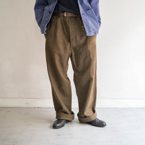 1950-60s French military m52 wool pants "size45"