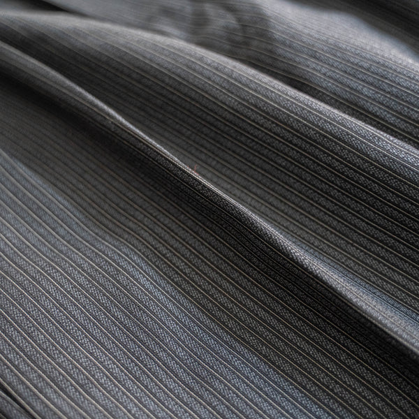 1970s Japan vintage black stripe wool slacks