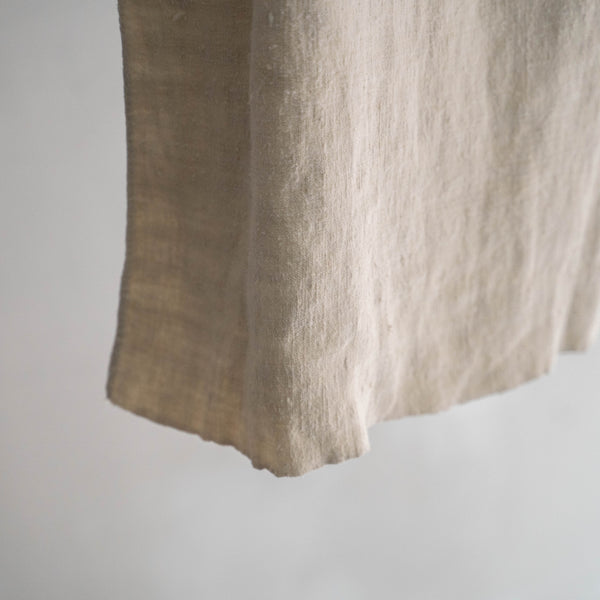 ~1920s France antique linen smock shirt