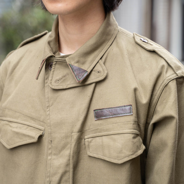 ×TOMYMADE remake 1940-50s french military m47 field jacket 'dead stock'